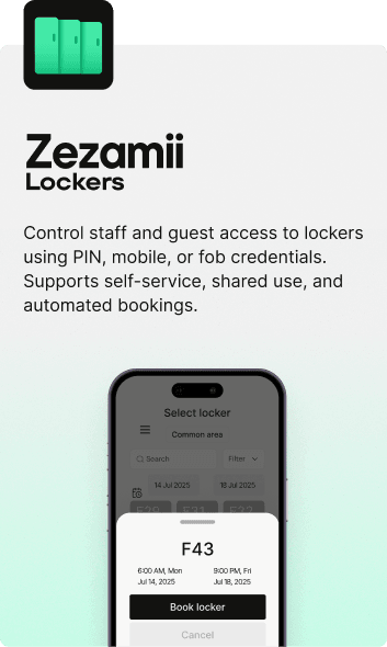 Lockers product card