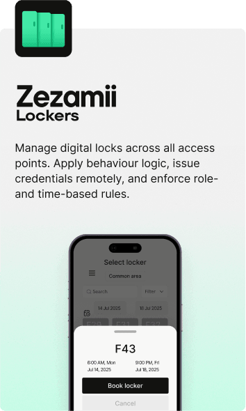 Lockers product card